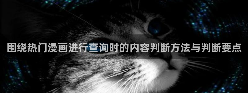 漫画屋：围绕热门漫画进行查询时的内容判断方法与判断要点